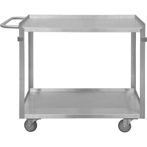 Chariot avec tablettes de calibre industriel, 2 Tiers, 22-1/2" la x 34" h x 42-7/16" p, Capacit&eacute; 600 lb FMT Sales Ltd