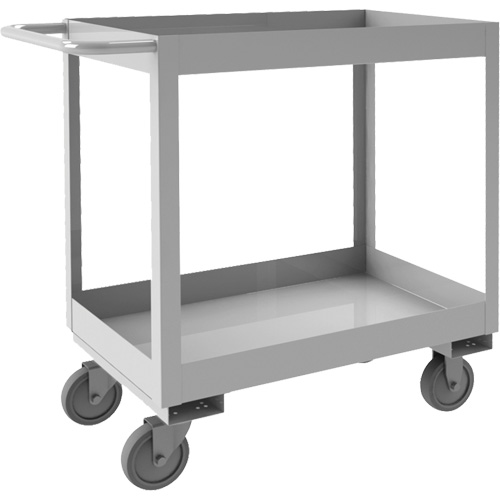 Chariot avec tablettes de calibre industriel, 2 Tiers, 16" la x 34" h x 36-7/16" p, Capacit&eacute; 600 lb FMT Sales Ltd