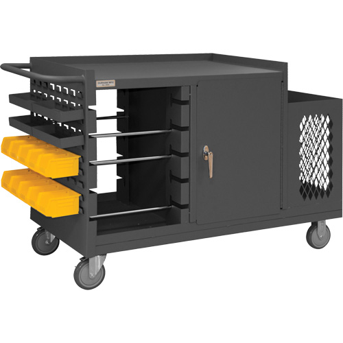 Chariot pour bobines de fil et de maintenance, Acier, 5 Montants, 54-1/16" la x 35" h x 24" p, Capacit&eacute; de 1200 lb FMT Sales Ltd