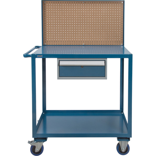 Chariot de service mobile, 2 Tiers, 24" la x 57" h x 40" p, Capacit&eacute; 1200 lb FMT Sales Ltd