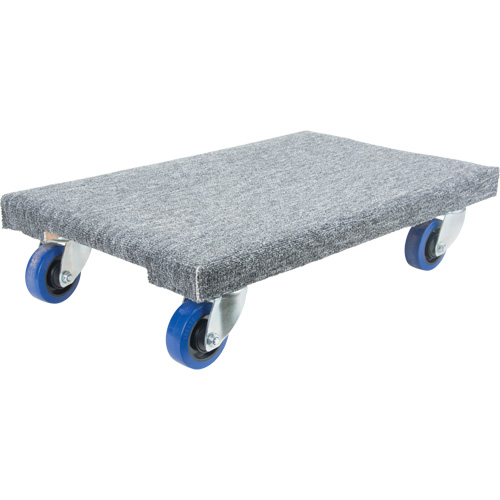 Heavy-Duty Solid Wood Dollies, Rubber Wheels, 1400 lbs. Capacity, 18" W x 30" D x 7" H FMT Sales Ltd