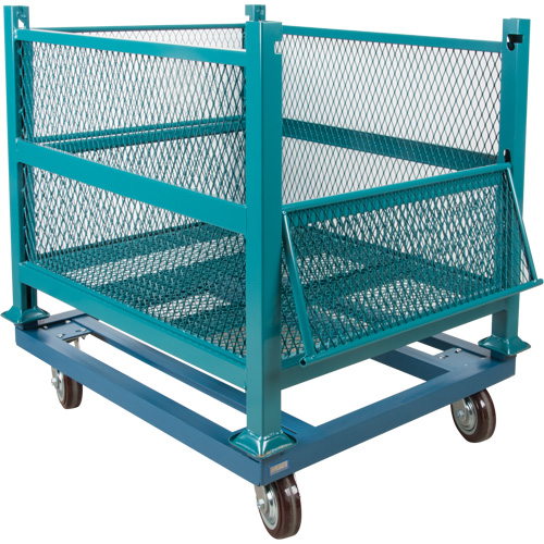Socle roulant pour contenant ouvert en maille, 40,5" la x 34-1/2" p x 10" h, Capacit&eacute; de 3000 lb FMT Sales Ltd