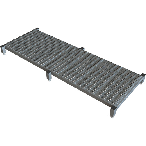Plateforme de travail en une &eacute;tape &agrave; hauteur r&eacute;glable, 24" la x 71" pr, Capacit&eacute; de 800 lb, Enti&egrave;rement soud&eacute; FMT Sales Ltd