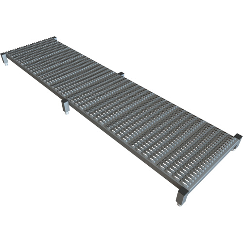 Plateforme de travail en une &eacute;tape &agrave; hauteur r&eacute;glable, 24" la x 97" pr, Capacit&eacute; de 800 lb, Enti&egrave;rement soud&eacute; FMT Sales Ltd
