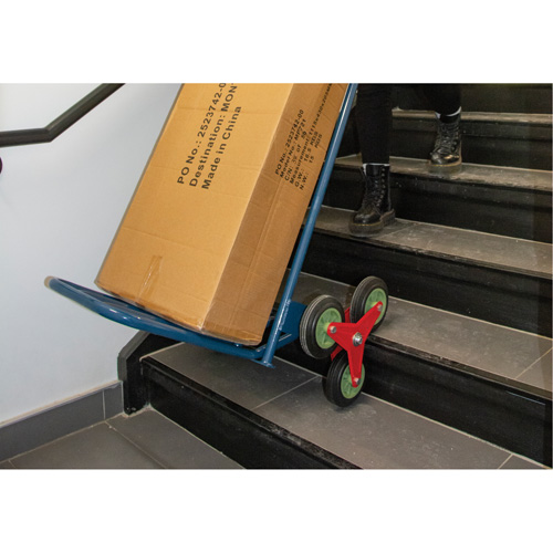 Stair Climbing Hand Truck, Steel Frame, 23-3/4" W x 45-5/8" H, 300 lbs. Capacity FMT Sales Ltd