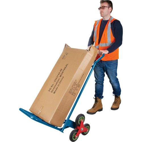 Stair Climbing Hand Truck, Steel Frame, 23-3/4" W x 45-5/8" H, 300 lbs. Capacity FMT Sales Ltd
