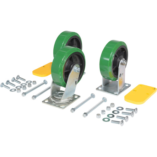 H Series Self-Dumping Hopper Caster Kit FMT Sales Ltd