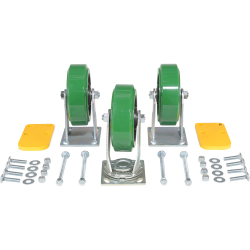 H Series Self-Dumping Hopper Caster Kit FMT Sales Ltd