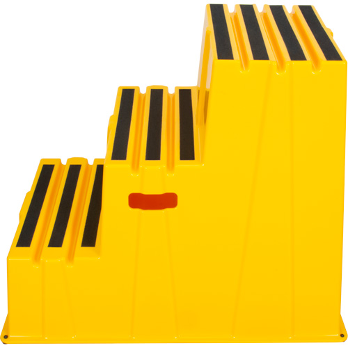 Escabeau industriel, 3 marches, 34-13/16" x 22-7/16" x Hauteur 28-1/2" FMT Sales Ltd