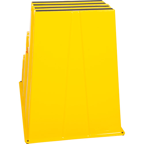 Escabeau industriel, 3 marches, 34-13/16" x 22-7/16" x Hauteur 28-1/2" FMT Sales Ltd