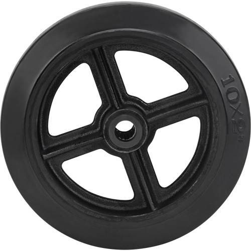 Mold-On Rubber Wheel, 10" (254 mm) Dia. x 2" (50.8 mm) W, 948 lbs. (430 kg) Capacity FMT Sales Ltd