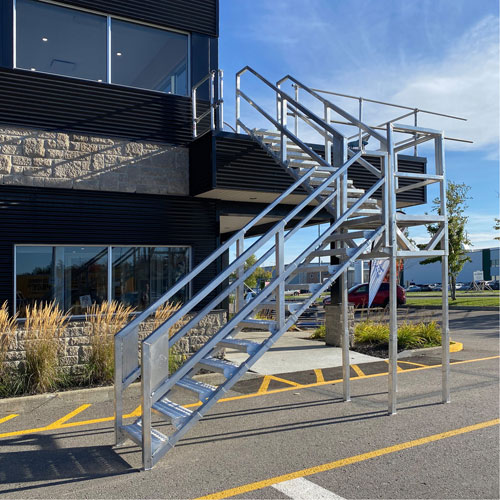 3-5 Step Telescopic Aluminum Smart Stairs FMT Sales Ltd