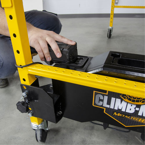 Syst&egrave;me de motorisation pour &eacute;chafaudage Climb-N-Go FMT Sales Ltd