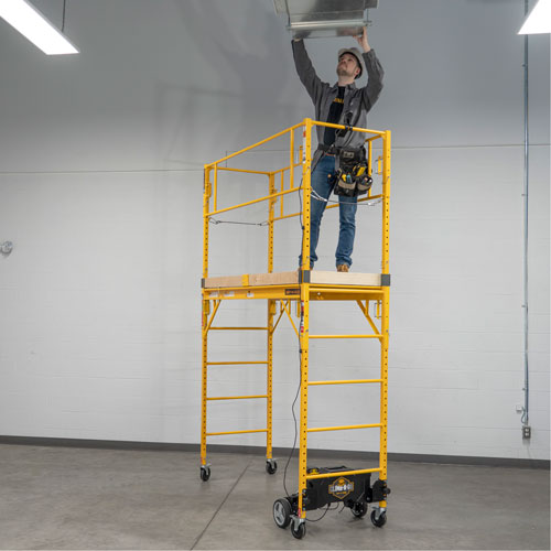 Syst&egrave;me de motorisation pour &eacute;chafaudage Climb-N-Go FMT Sales Ltd