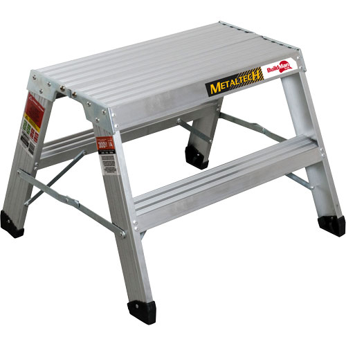Portable Work-Stand Saw Horse, Aluminum Frame, 12-1/4" D x 24" H FMT Sales Ltd