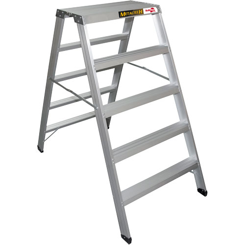 Poste de travail chevalet de sciage portatif, Cadre Aluminium, 12-1/4" p x 56" h FMT Sales Ltd