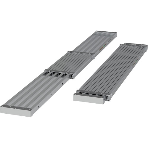 Telescoping Work Plank, 108" W x 12" D, 250 lbs. Capacity, Knocked Down FMT Sales Ltd