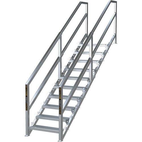 Syst&egrave;me d'escalier modulaire pour la construction de 6-10 marches SmartStairs, 75" ha FMT Sales Ltd