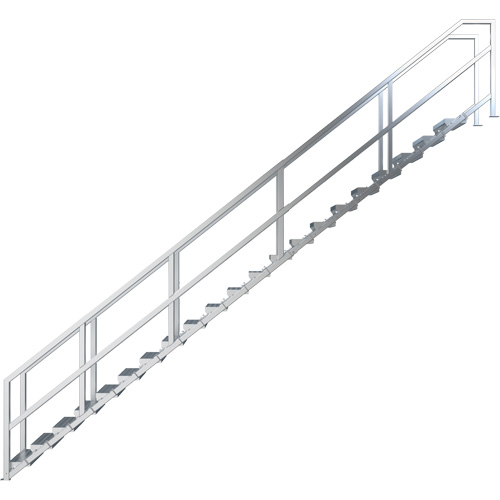 Syst&egrave;me d'escalier modulaire pour la construction de 17-21 marches SmartStairs, 157-1/2" ha FMT Sales Ltd