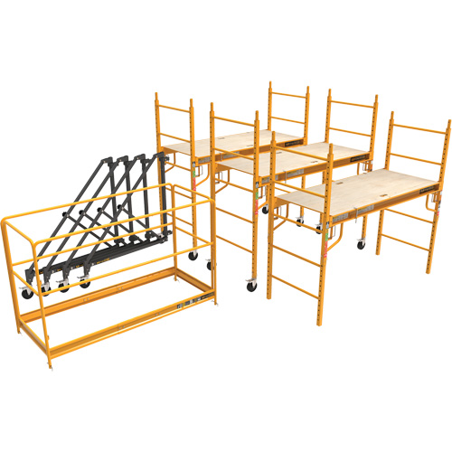 Trousse compl&egrave;te de tour d'&eacute;chafaudage pour cloison s&egrave;che de 18', 122" p x 236" h FMT Sales Ltd