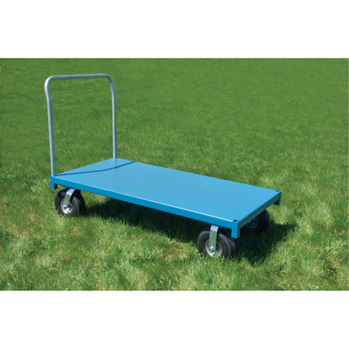 Outdoor Platform Truck, 48" L x 30" W, 1200 lbs. Capacity, Flat Free Casters FMT Sales Ltd