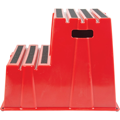 Escabeau industriel, 2 marches, 26" x 22-7/16" x Hauteur 19-11/16" FMT Sales Ltd