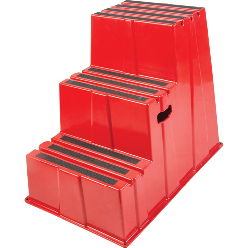Escabeau industriel, 3 marches, 34-13/16" x 22-7/16" x Hauteur 28-1/2" FMT Sales Ltd