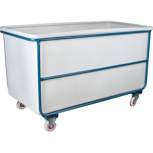 Chariot-caisse &agrave; parois droites, Poly&eacute;thyl&egrave;ne blanc, 57" lo x 34" la x 33" h, Volume 22 pi³, Capacit&eacute; 1000 lb FMT Sales Ltd