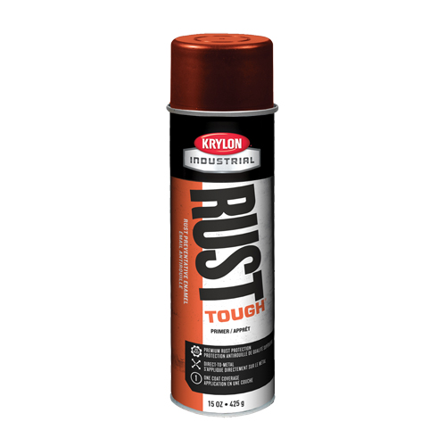 Appr&ecirc;t d'&eacute;mail acrylique Rust Tough, Rouge oxyde, Tr&egrave;s mat, 15 oz, Canette a&eacute;rosol FMT Sales Ltd