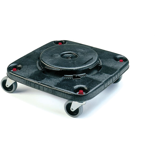 Square BRUTE&reg; Dollies, Polyethylene, Black FMT Sales Ltd