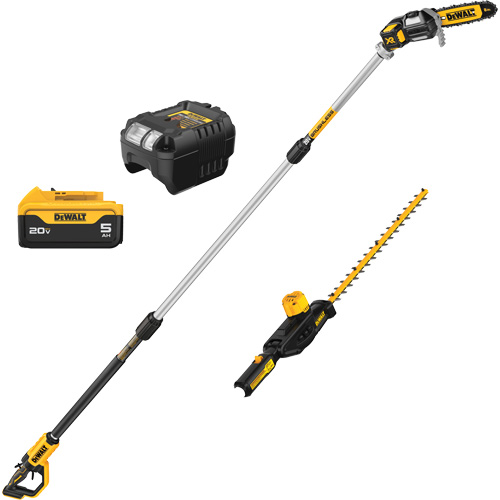 MAX Cordless Lithium-Ion Pole Saw & Pole Hedge Trimmer Combo Kit FMT Sales Ltd