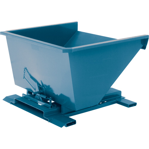 Conteneur autobasculeur, Acier, 3/4 vg³, Bleu FMT Sales Ltd