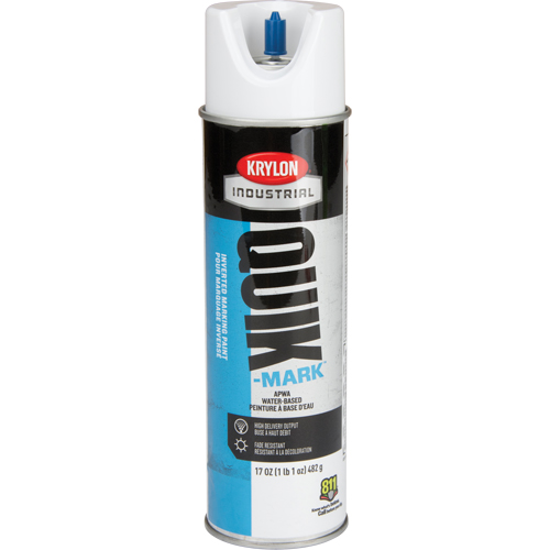 Peinture de marquage industrielle invers&eacute;e &agrave; base d'eau Quik-Mark, 17 oz, Canette a&eacute;rosol FMT Sales Ltd