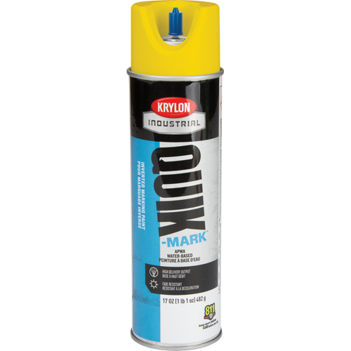 Peinture de marquage industrielle invers&eacute;e &agrave; base d'eau Quik-Mark, 17 oz, Canette a&eacute;rosol FMT Sales Ltd