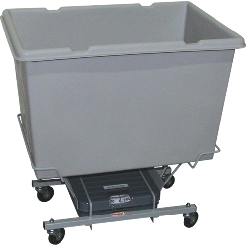 Scale Carts, Polyethylene, 33" L x 23" W x 33" H, 7 cu. ft. Volume, 250 lbs. Capacity FMT Sales Ltd