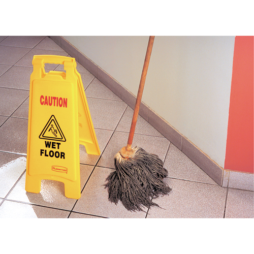 "Wet Floor" Safety Signs, English with Pictogram FMT Sales Ltd