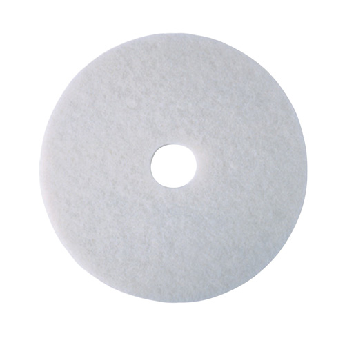 Tampon de polissage pour planchers, 17", Polissage, Blanc FMT Sales Ltd