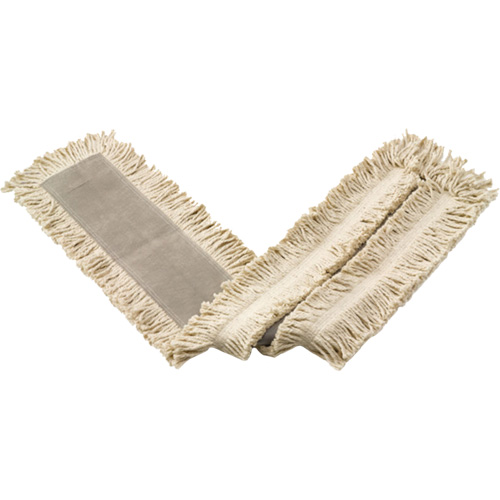 Vadrouilles &agrave; &eacute;pousseter &agrave; franges boucl&eacute;es ou coup&eacute;es, Style &agrave; enfiler, Fil, 24" lo x 5" la FMT Sales Ltd
