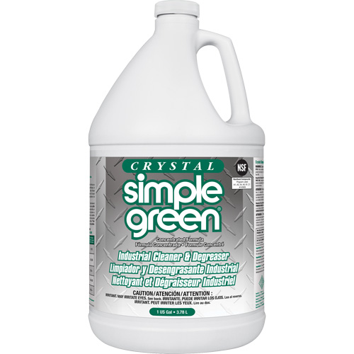Crystal Simple Green&reg; Industrial Cleaner & Degreaser, 1 gal., Jug FMT Sales Ltd