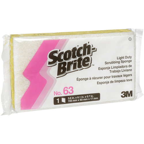 &eacute;ponge &agrave; r&eacute;curer pour les petits travaux Scotch-Brite, Cellulose/&agrave; r&eacute;curer, 3-1/2" la x 6" l FMT Sales Ltd