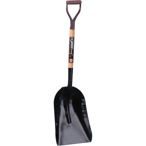 Grain & Coal Scoop Shovel, Wood, Tempered Steel Blade, D-Grip Handle, 27-3/4" Length FMT Sales Ltd