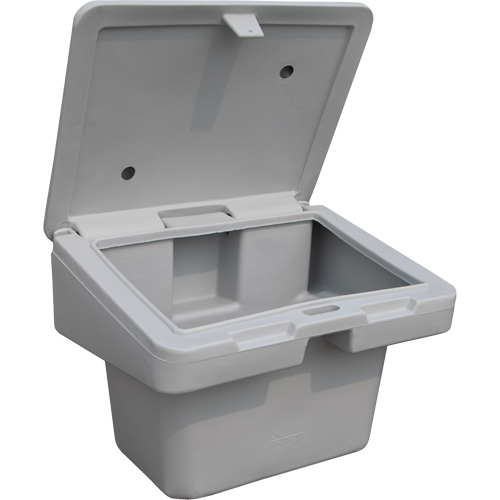 Salt Sand Container SOS, With Hasp, 30" x 24" x 24", 5.5 cu. Ft., Grey FMT Sales Ltd