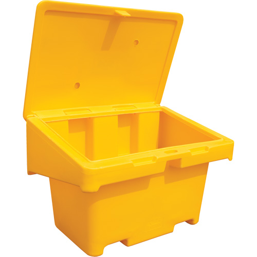 Salt Sand Container SOS, With Hasp, 42" x 29" x 30", 11 cu. Ft., Yellow FMT Sales Ltd