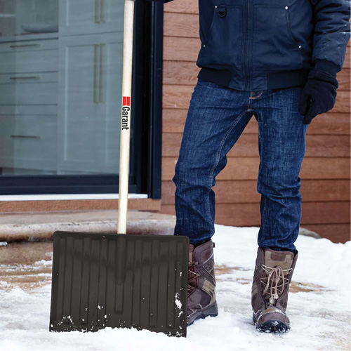 Nordic Snow Shovel, Polypropylene Blade, 17-3/4" Wide, D-Grip Handle FMT Sales Ltd