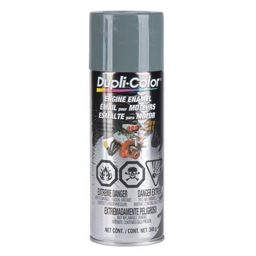 Peinture &agrave; &eacute;mail avec c&eacute;ramique pour moteur, Nouveau Gris Ford, Brillant, 12 oz, Canette a&eacute;rosol FMT Sales Ltd