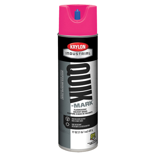 Industrial Quik-Mark Solvent-Based Inverted Marking Paint, 17 oz., Aerosol Can FMT Sales Ltd