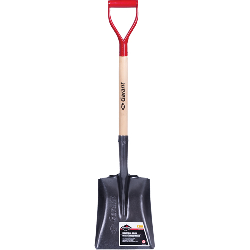 Pelle carr&eacute;e Pro, Bois, Lame Acier durci, Manche en Prise en D, Longueur 27-3/4" FMT Sales Ltd