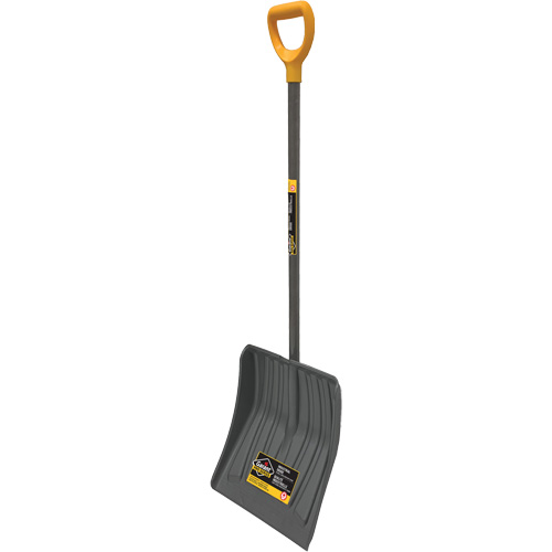 Pro Snow Shovel, Polypropylene Blade, 13-7/8" Wide, D-Grip Handle FMT Sales Ltd
