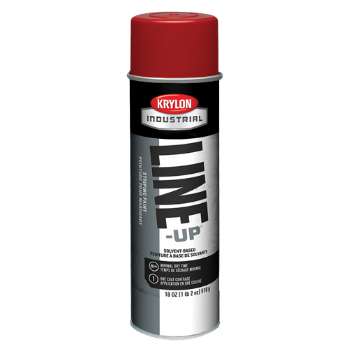 Peinture de traçage industrielle pour la chauss&eacute;e Line-Up, Rouge, 18 oz, Canette a&eacute;rosol FMT Sales Ltd