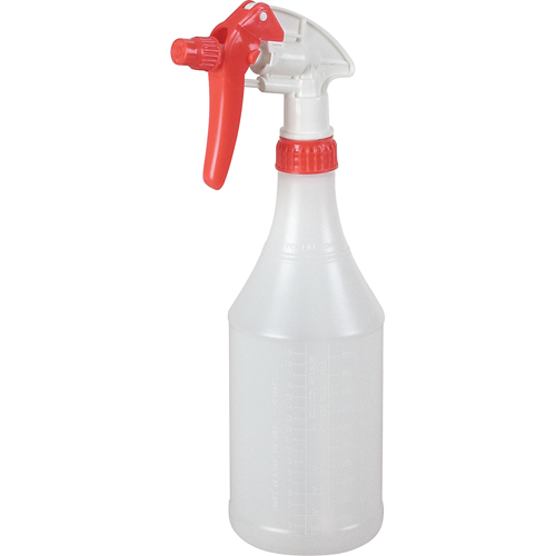 Round Spray Bottle with Trigger Sprayer, 24 oz. FMT Sales Ltd